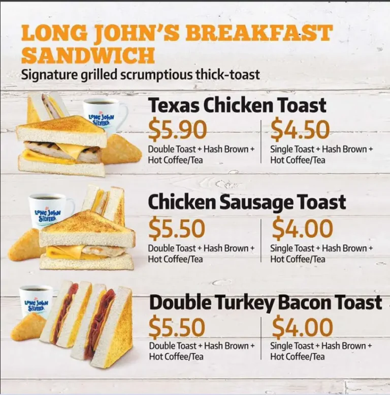 LONG JOHN SILVER’S MENU SINGAPORE