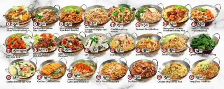 TASTY WOK MENU SINGAPORE