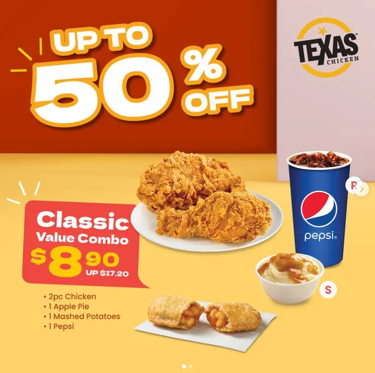 TEXAS CHICKEN MENU SINGAPORE